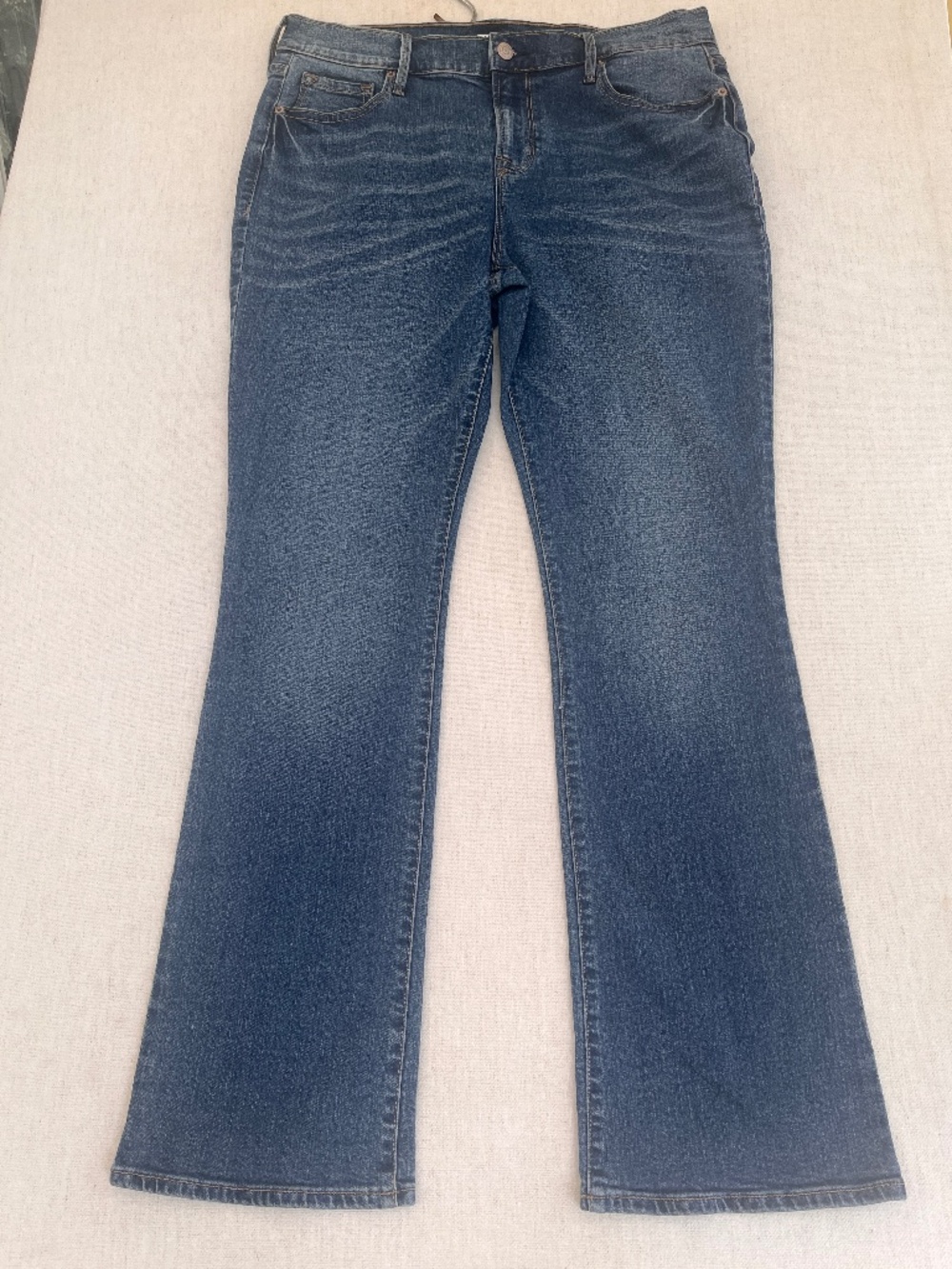 Old Navy Original Boot Cut Jeans Womens 12 Medium Wash Stretch Flare Y2K